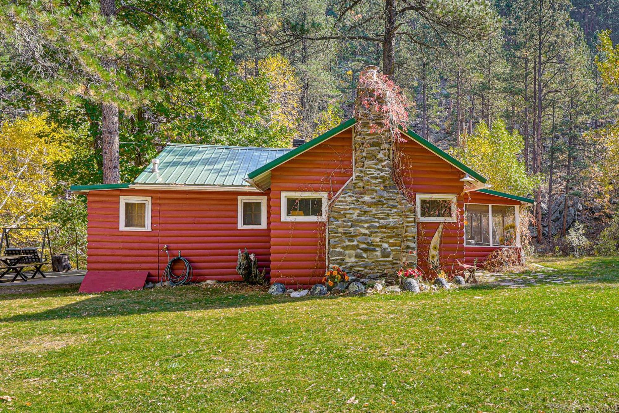 Historic Keystone Cabin Near Mount Rushmore! Eksteriør billede