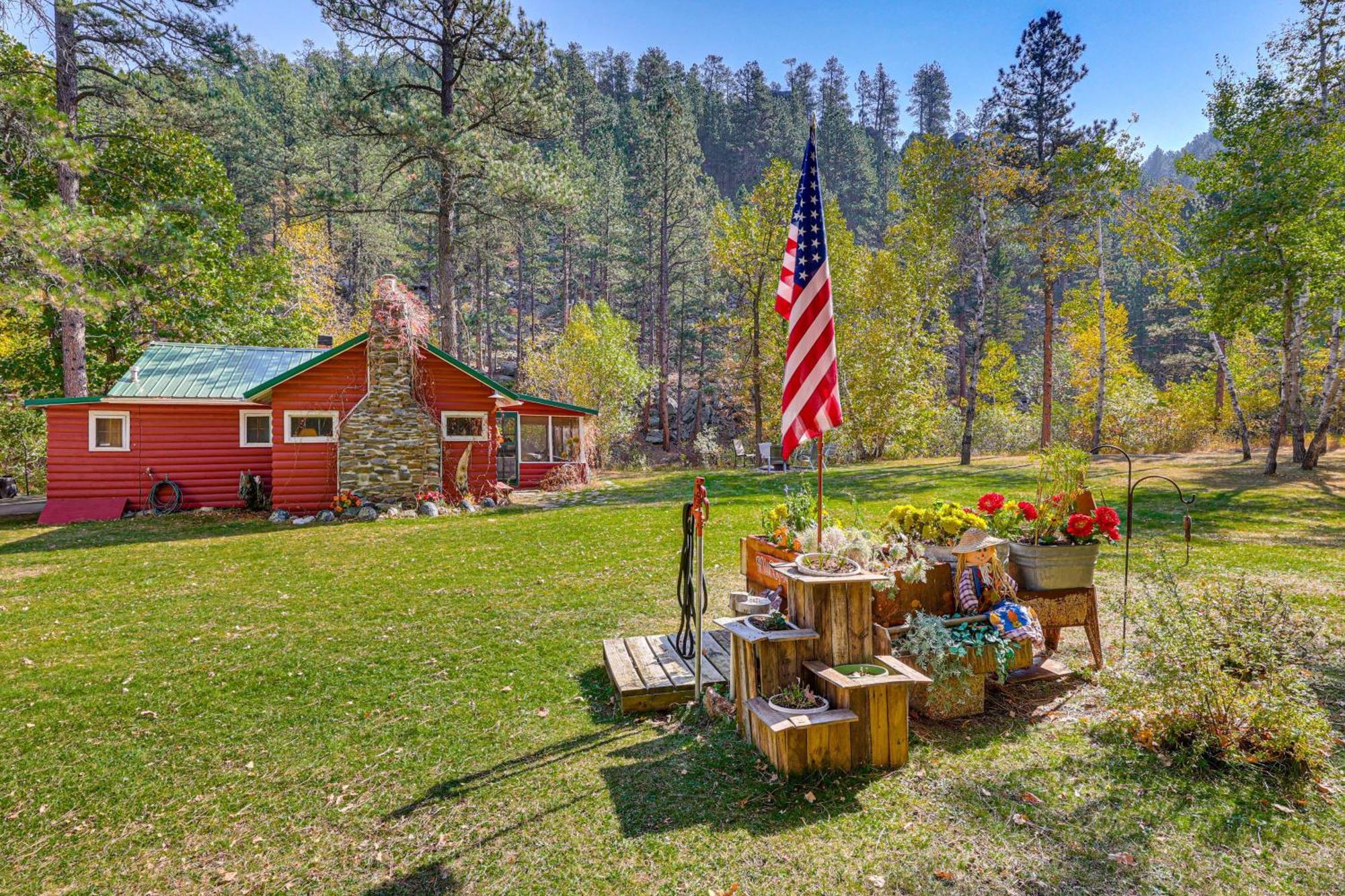 Historic Keystone Cabin Near Mount Rushmore! Eksteriør billede